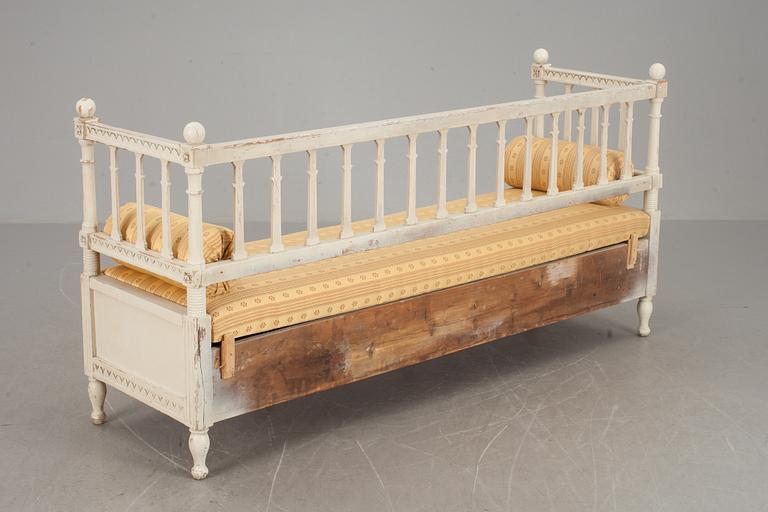 SOFFA, gustaviansk stil, 1800-tal.