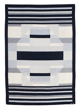 173. RUG. Flat weave. 240,5 x 166,5 cm. Signed ILS.