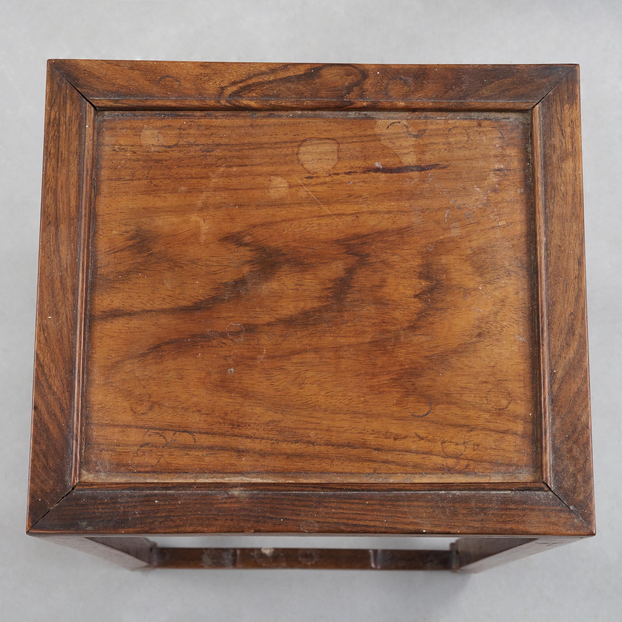 Two Chinese side tables, early 20th Century.