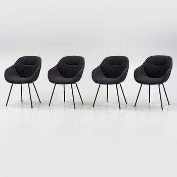 Hee Welling & HAY, karmstolar, 4 st, "AAC 127", About a Chair, HAY, Danmark.