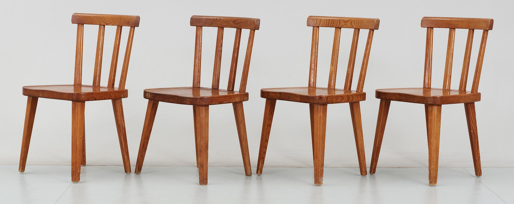 STOLAR, 4 st, "Utö", Axel Einar Hjorth, Nordiska Kompaniet, 1930-tal.