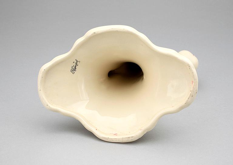 KANDELABER, flintgods, Daldansen, Rörstrand, 1900-talets början.