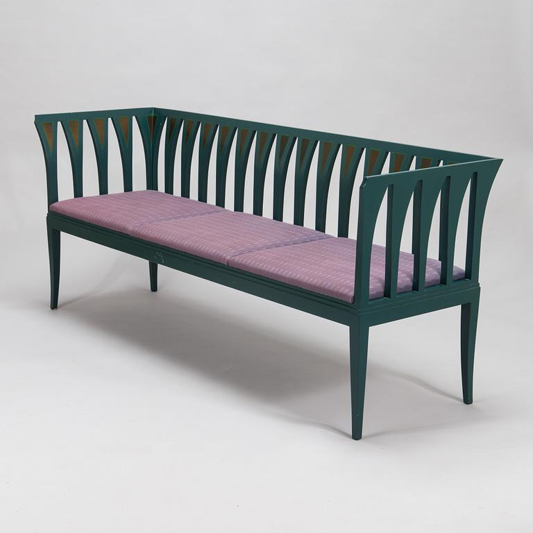 Eliel Saarinen, sohva, "The Blue Settee", Adelta Oy, Finland 1983.