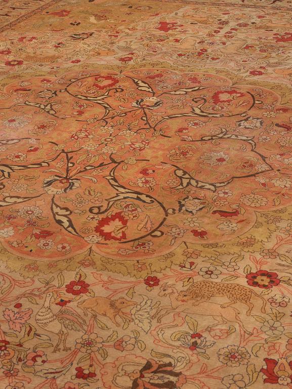 ANTIQUE TABRIZ/INDIAN. 620,5 x 447,5 cm.