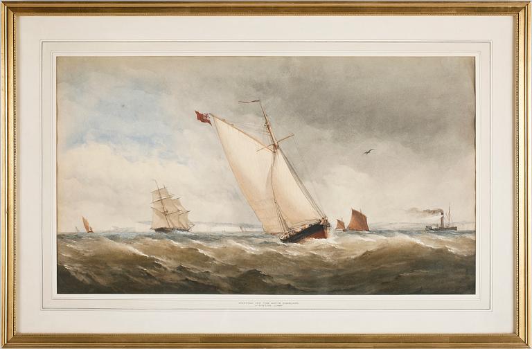 OKÄND KONSTNÄR, akvarell, troligen England 1800-tal.