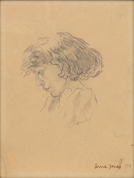 Arne Jones, porträtt, 2 st.