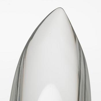 Aimo Okkolin, konstglas, , "Svärdslilja", signerad Riihimäen Lasi  Oy, Aimo Okkolin, Riihimäen Lasi Oy.