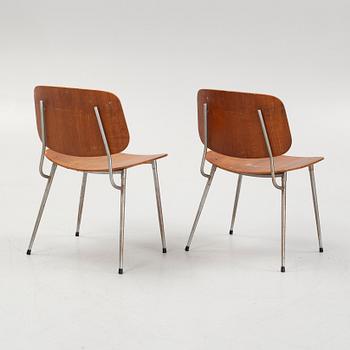 Børge Mogensen, chairs, a pair, model 155, Denmark, mid-20th century.