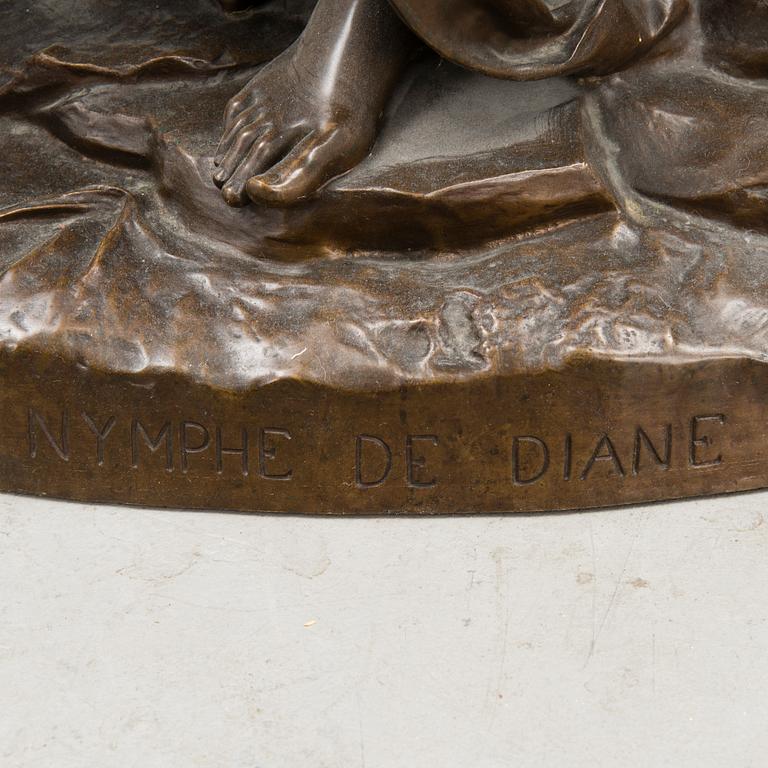 EUGÈNE ANTOINE AIZELIN, bronze, signed.