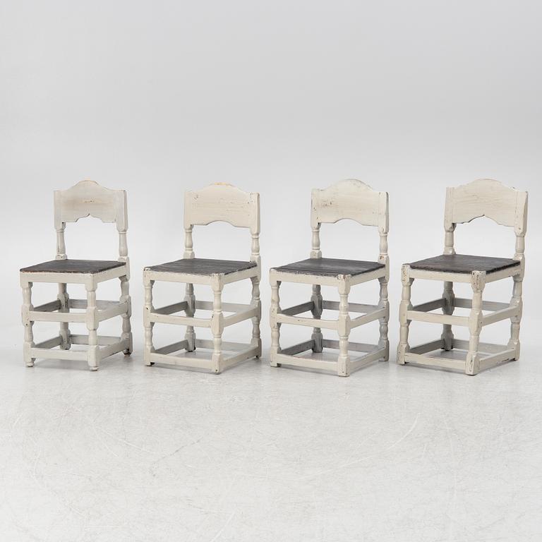 A set of four 18/19 th century chair.
