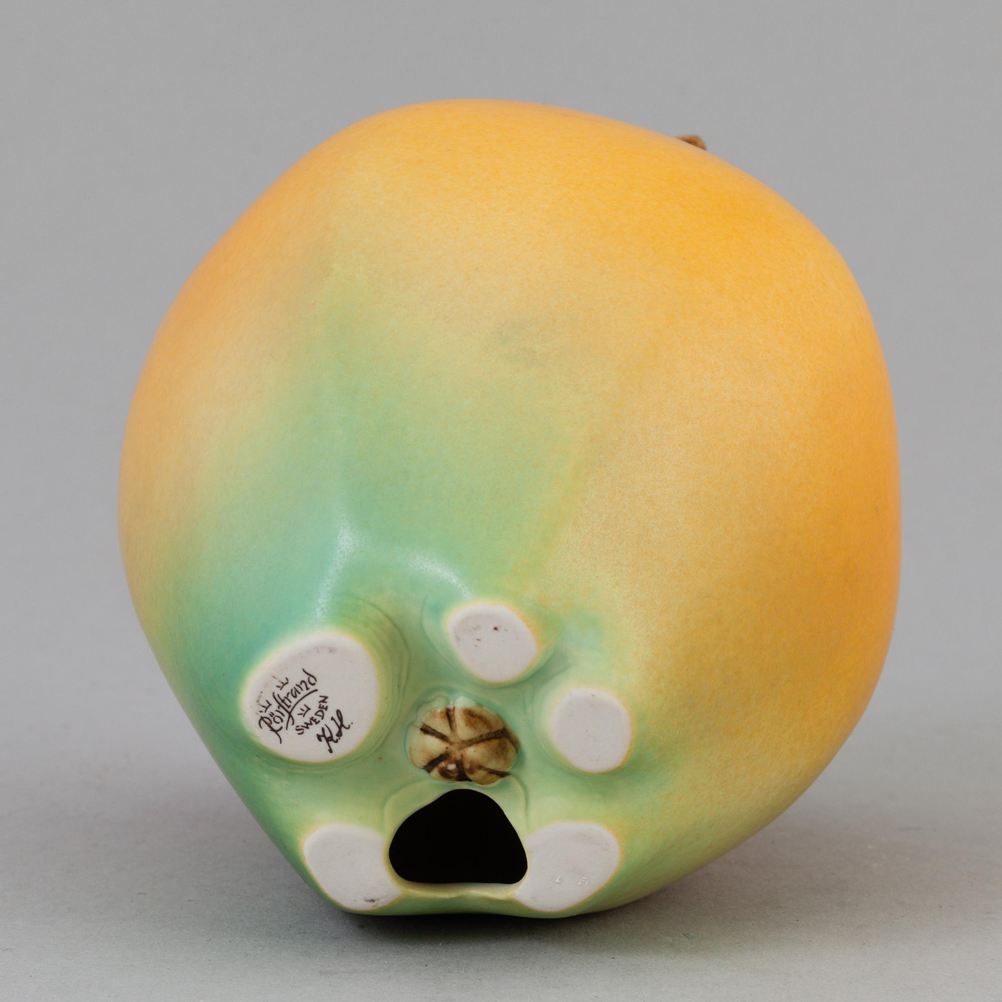 A stoneware sculpture by Kerstin Hörnlund, Rörstrand 1980´s.