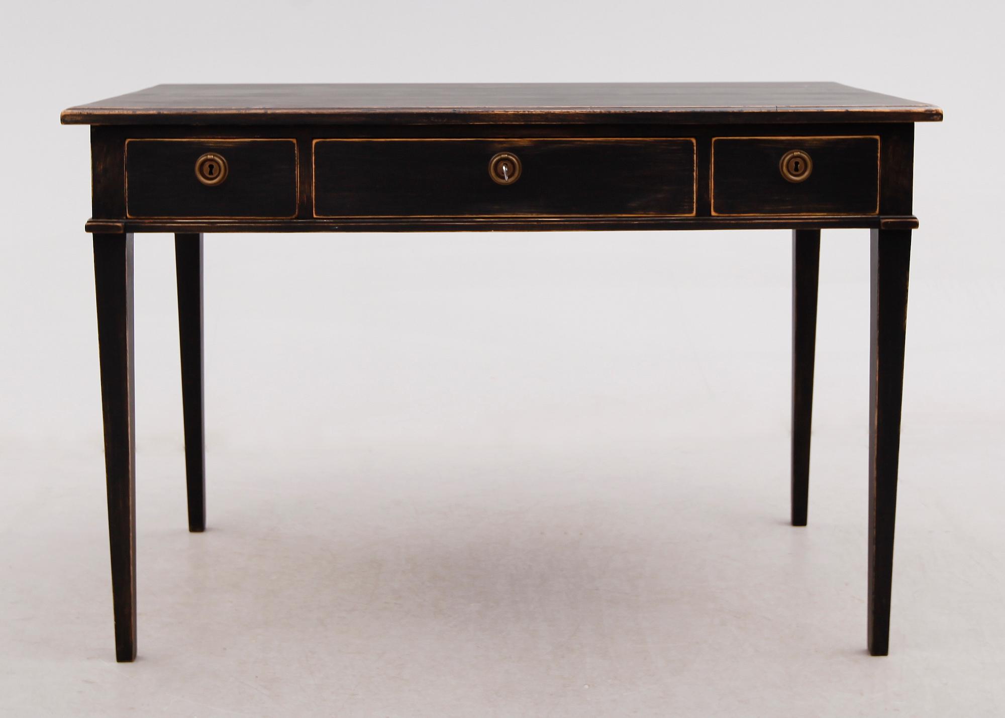 SKRIVBORD, gustaviansk stil, omkring år 1900.