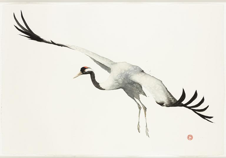 Karl Mårtens, Trana i flykt.