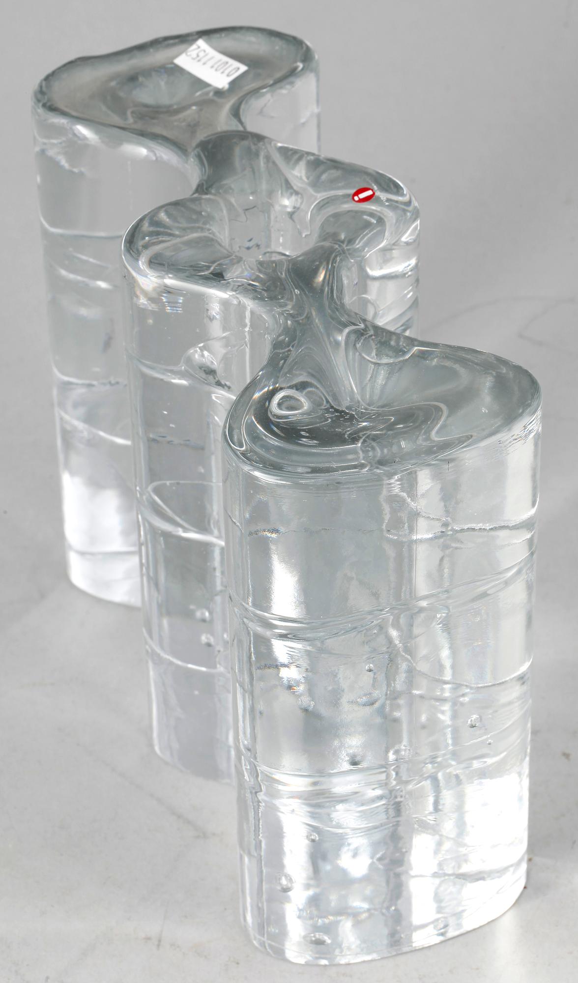 LJUSSTAKE, glas. Arkipelag, Iittala.