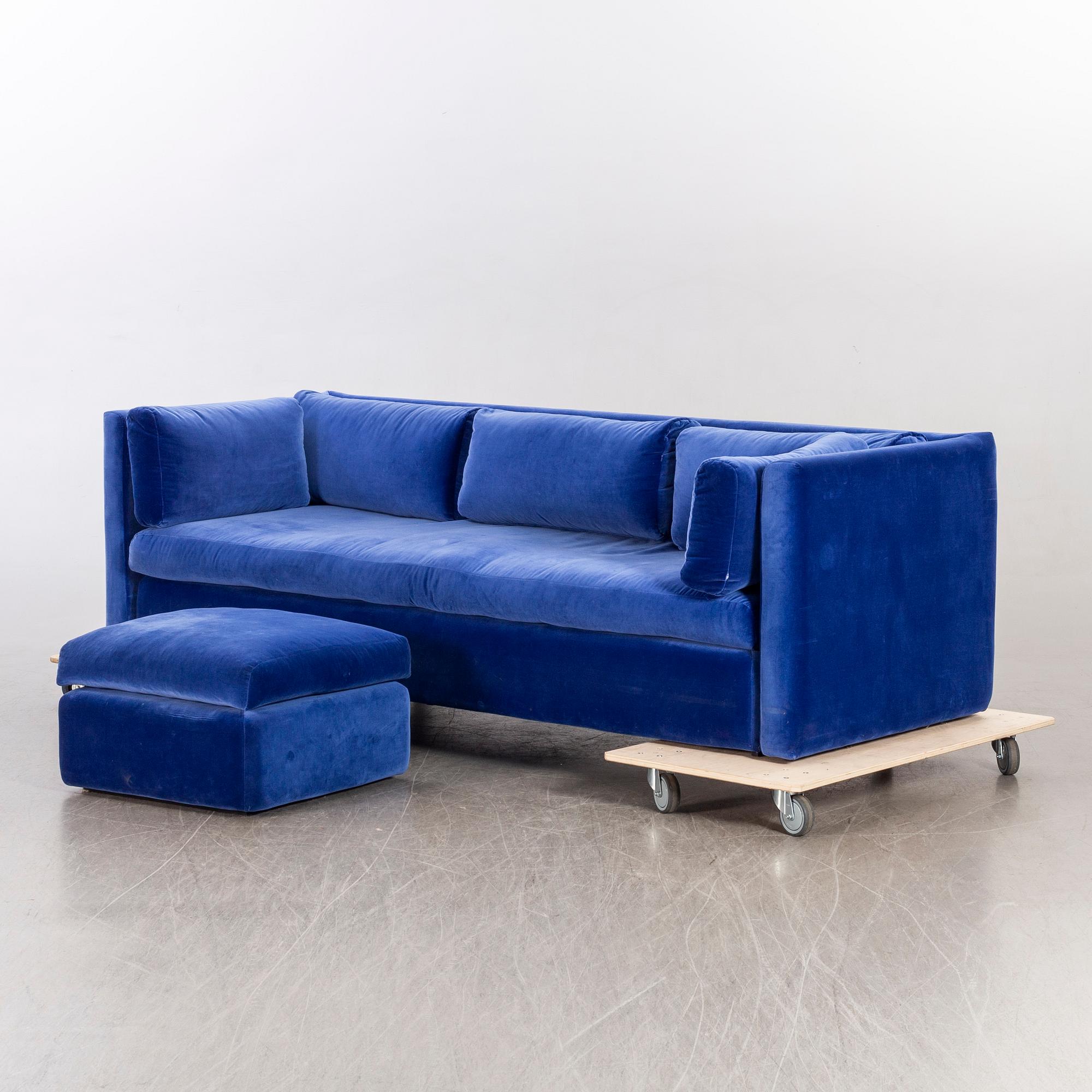 HAY, a 'Hackney' sofa and a footstool. - Bukowskis