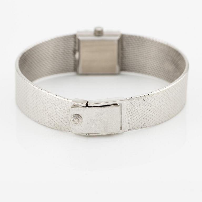 Patek Philippe, wristwatch, "Baguette Diamonds Bezel", 16 x 16 mm.