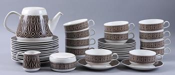 TESERVIS, 27 delar, porslin, "Ceylon", Rörstrand.