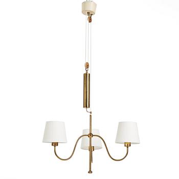 319. Josef Frank, taklampa, modell 2444, Firma Svenskt Tenn, 1940-tal.