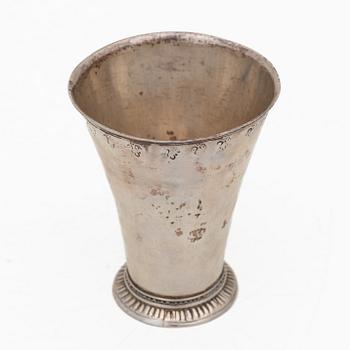 A Swedish silver beaker, mark of Mikael Hammarberg, Härnösand, 1766.