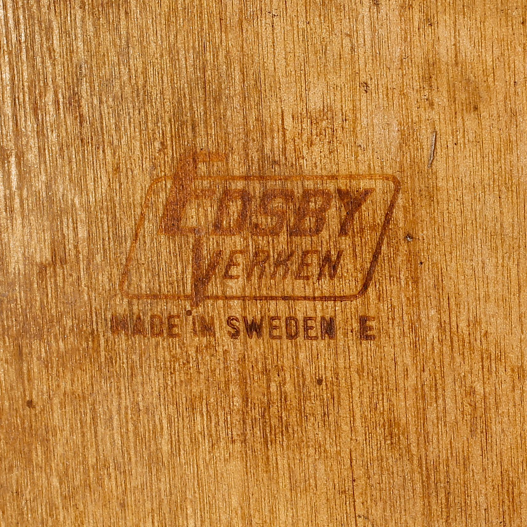 STOLAR, 4 + 1 st, varav 4 st"Fanett", Ilmari Tapiovaara för Edsbyverken, 1950-60-tal.