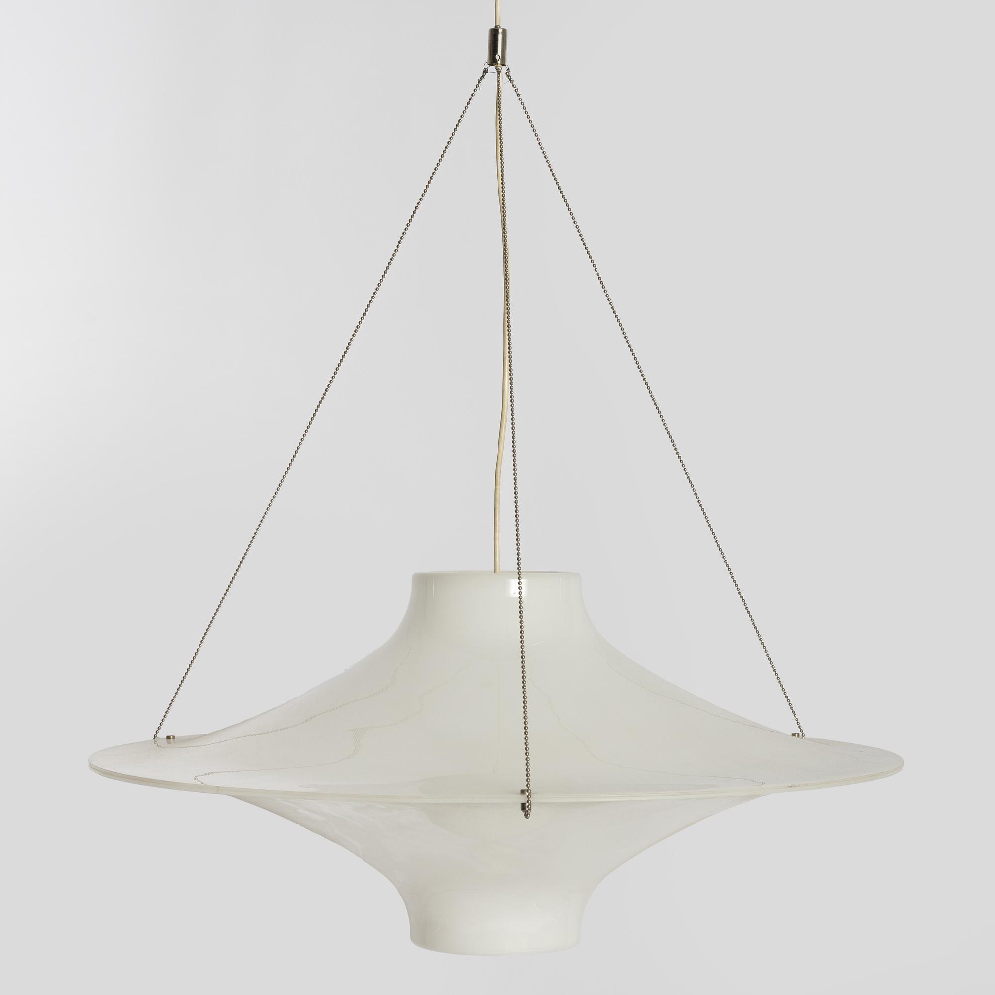 Yki Nummi, A eiling lamp, model 64-445, “Lokki” / “Skyflyer”, Stockmann Orno, Finland, 1960s/70s.