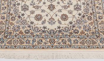 A rug, Nain Part Silk, sk 6 LAA, 154 x 102 cm.