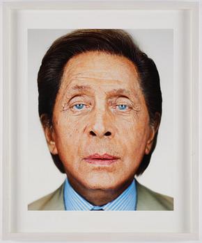 Martin Schoeller, "Valentino", 2005.