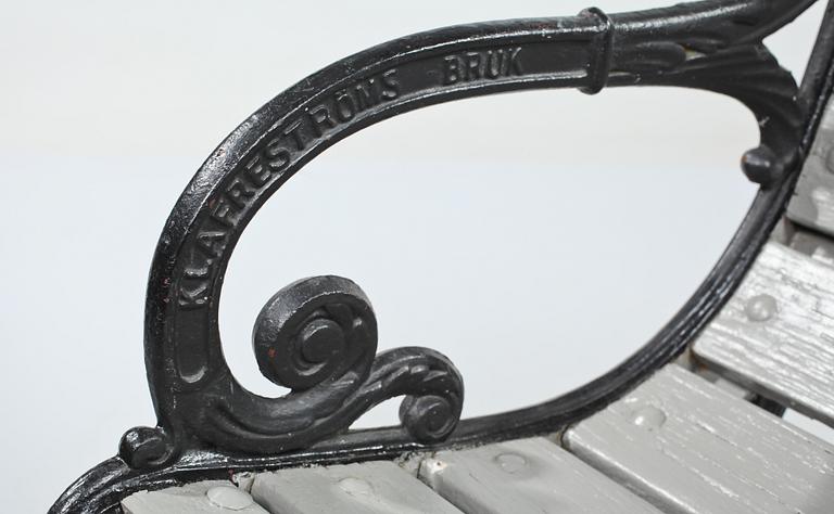 TRÄDGÅRDSSOFFA, Klafvreströms Bruk, 1900-tal.