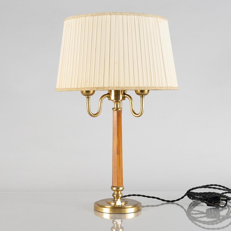 Harald Notini, table lamp, model "15491", Arvid Böhlmark's Lamp Factory, 1940s-50s.