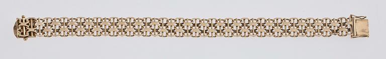ARMBAND, 18k guld, Stockholm, 1968. Vikt ca 20 gr.