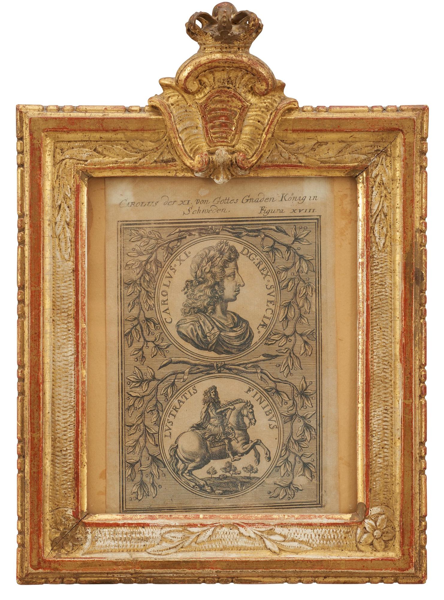RAMAR, ett par. Gustavianska, 1700-talets slut.