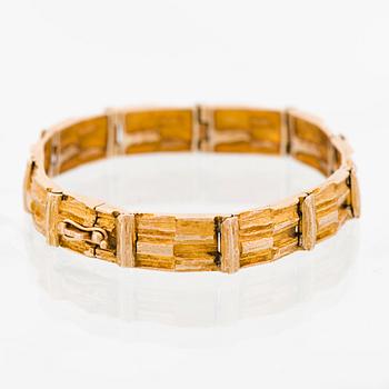 BJÖRN WECKSTRÖM, RANNEKORU, "Kultaköngäs", 14K kultaa. Lapponia 1969.