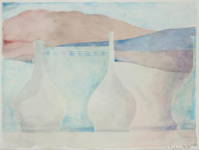 Philip von Schantz, water colour. Signed and dated -88.