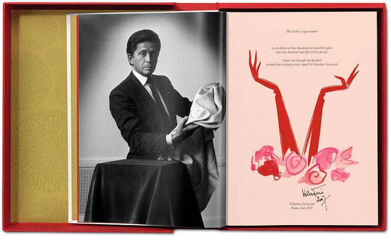 Valentino Garavani. Una grande storia italiana, book Taschen numbered and signed 60.