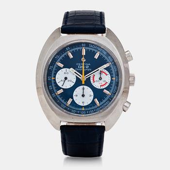 CERTINA, DS-2, Chronolympic, "Tachymetre", chronograph, wristwatch, 42,5 x 40,5 (48) mm,