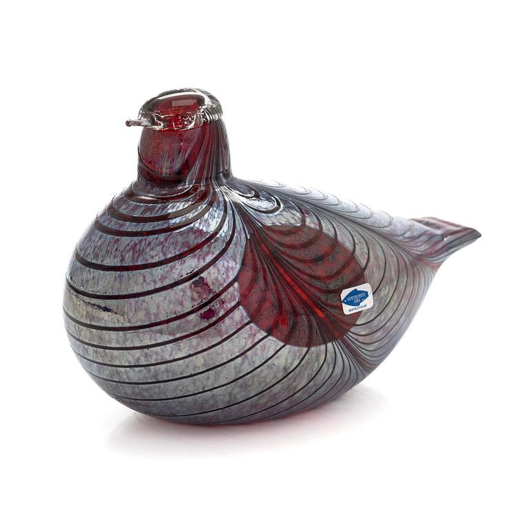 Oiva Toikka, Lasilintu, signeerattu Oiva Toikka Nuutajärvi Notsjö.