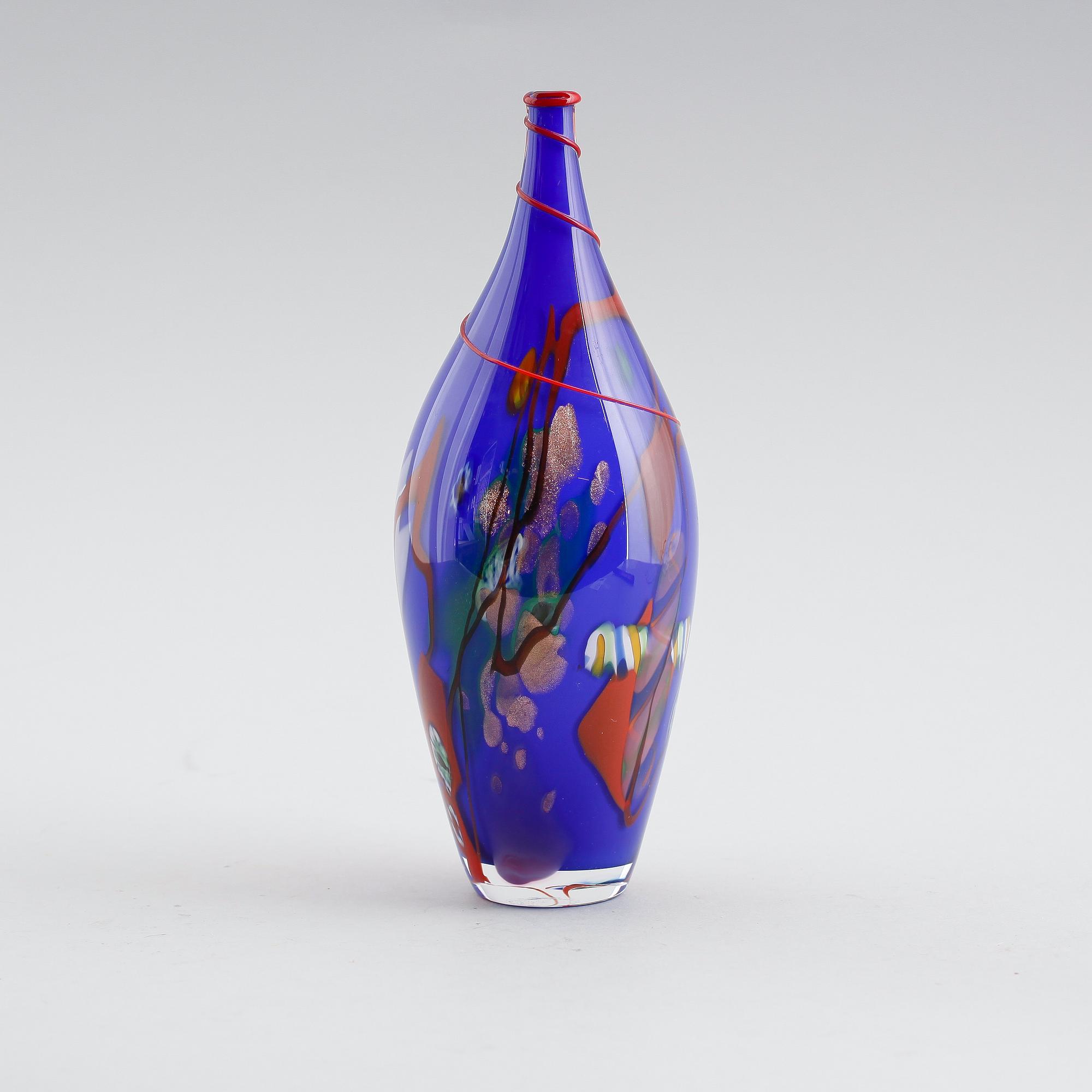 JAN-ERIK RITZMAN, vas, glas, signerad Transjö.
