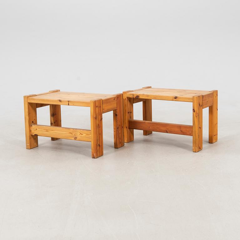Benches, a pair from the 1970s.
