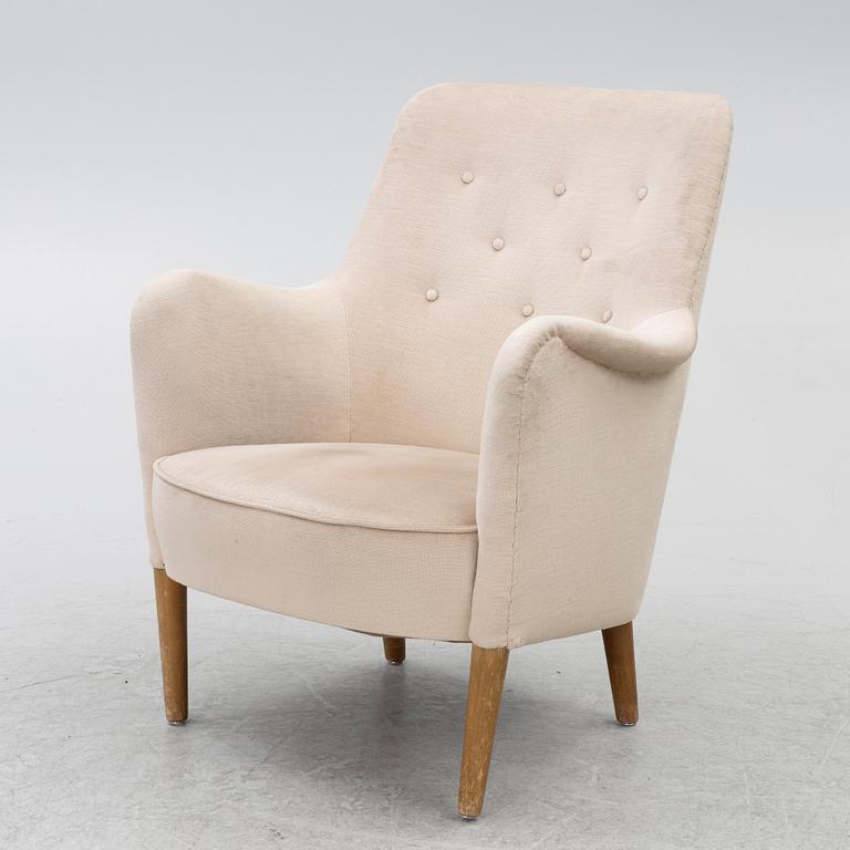 Carl Malmsten, a 'Konsert' armchair, Carl Malmsten AB, Sweden, 1962.