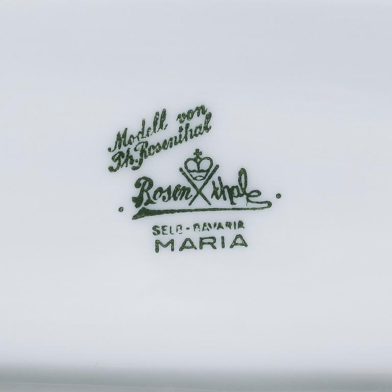 MATSERVIS, 73 delar, porslin, "Maria", Rosenthal.