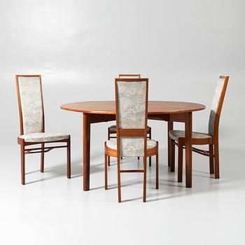 Dining suite, 5 pieces, Karl Andersson & Söner, 1970s/80s.