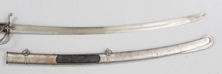 MANSKAPSSABEL, m/1825. Svensk, för kavalleri.