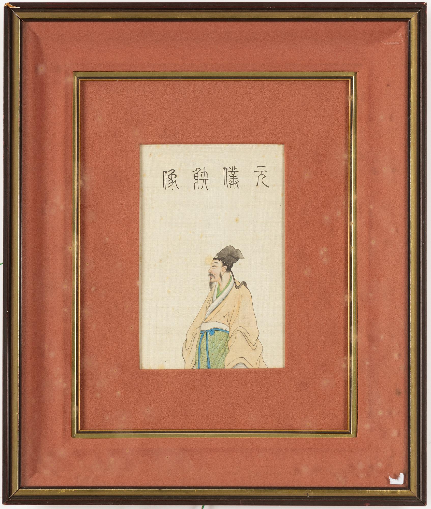 Two Chinese paintings by unidentified artist, 20th century.