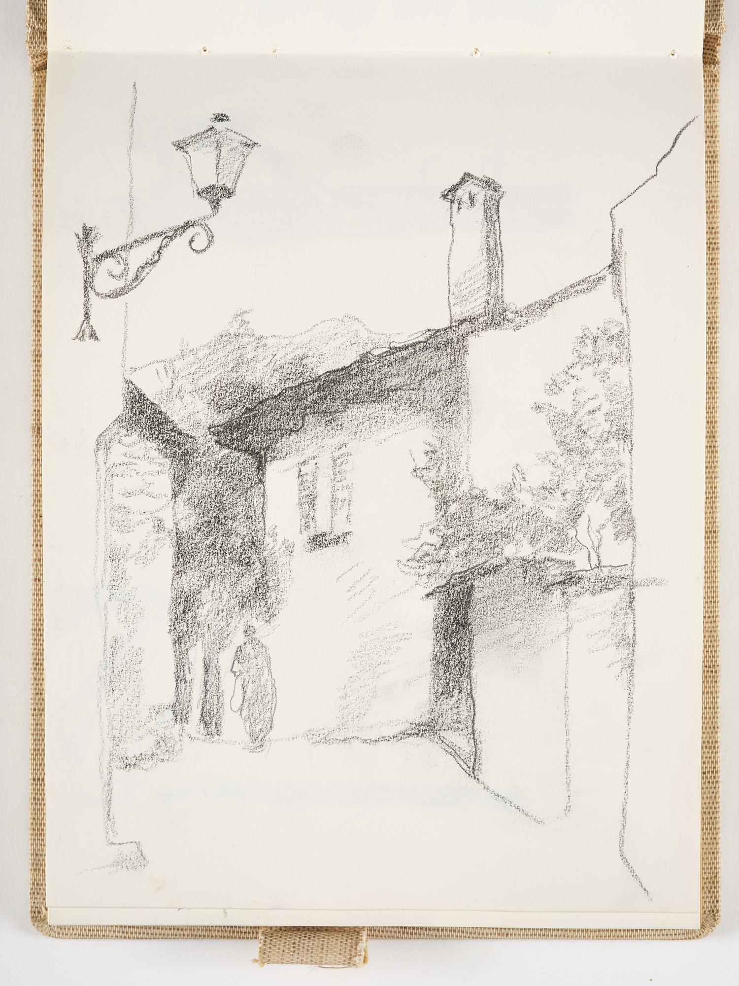 Lotte Laserstein, 4 skissböcker med blyertsteckningar.