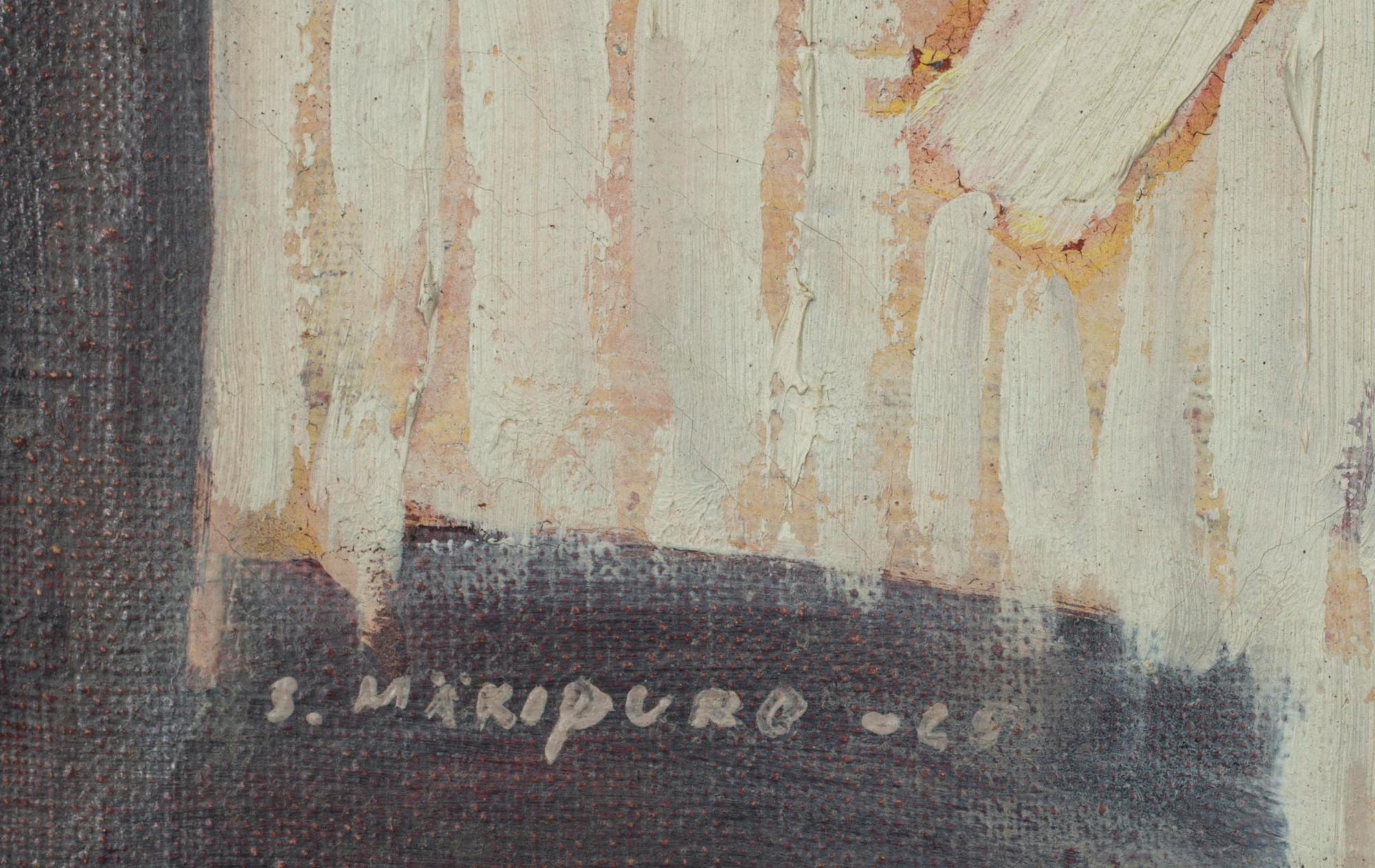 SAKARI MÄKIPURO, öljy kankaalle, sign. ja päiv.-65.