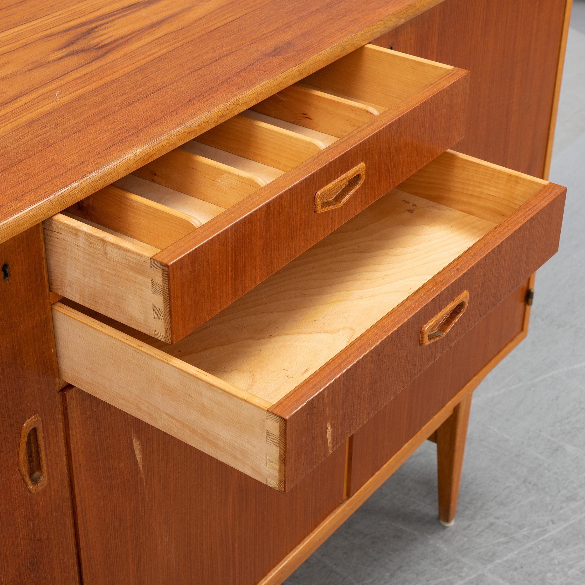 A 1950's/60's teak sideboard.