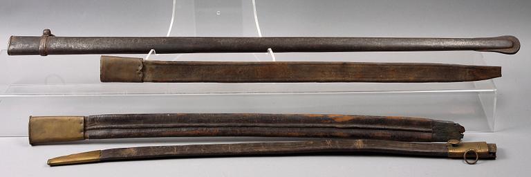 SVÄRDSBALJOR, 4 st, 1800/1900-tal.