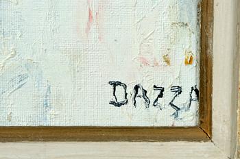 DAZZA, olja på duk, sign, 1900-tal.