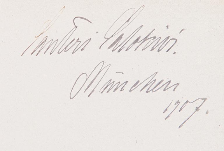 Santeri Salokivi, Vy från Munchen samt Konstnärens Konstböcker, 6 st.