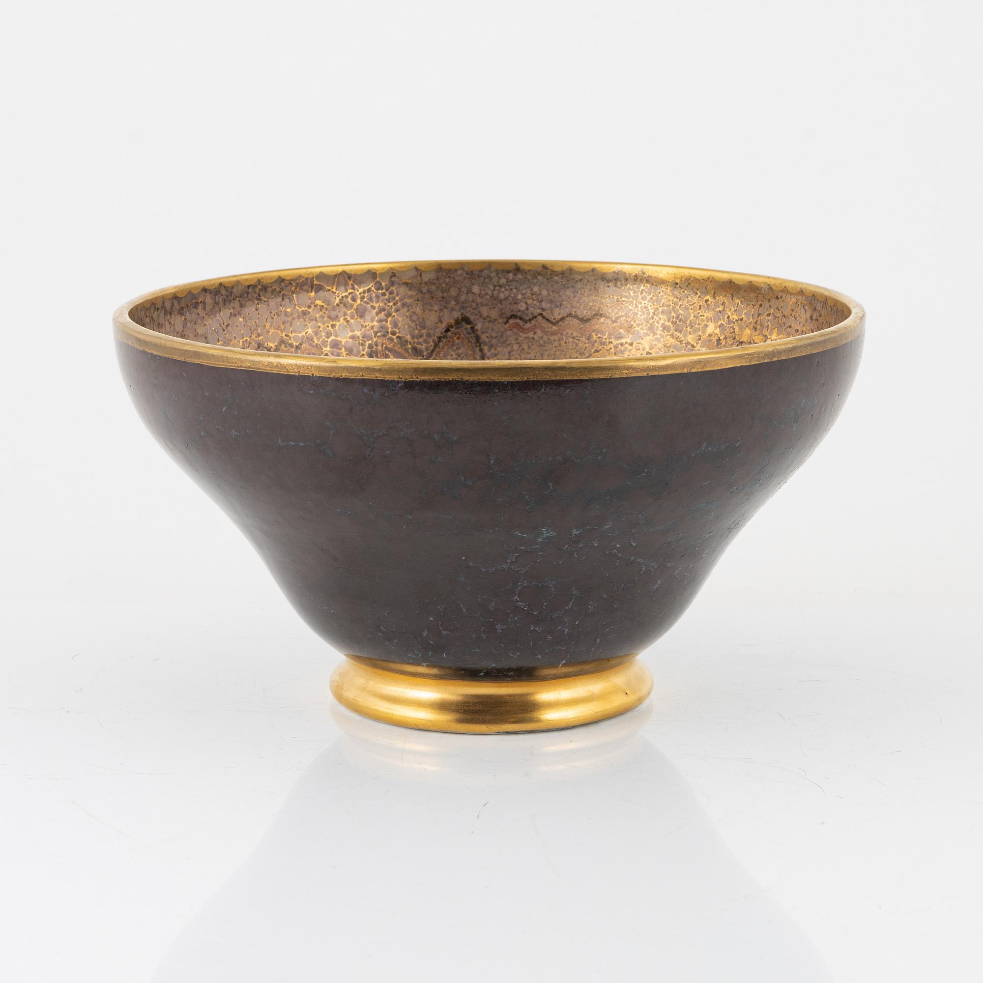 Josef Ekberg, a bowl, Gustavsberg, 1929.